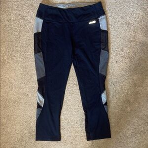 Avia Black and Gray Leggings